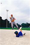 Men Playing Baseball