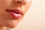 Lips of young woman