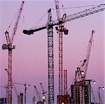 Construction cranes