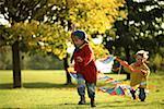 Kids with kite