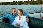 Couple Enjoying Boat Ride