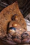 Buddha Statue, Byodo-In Tempel, Tal der Tempel, Oahu, Hawaii, USA