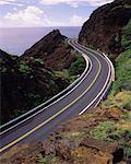 Kalanianaole Highway Ko'olau Mountain Range Oahu, Hawaii, USA