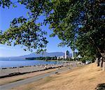 Plage de la baie anglaise, Vancouver, Colombie-Britannique, Canada