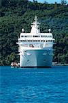 Paul Gauguin Cruise Ship, Bora Bora Lagoon, Bora Bora, French Polynesia
