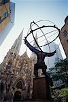 Statue d'Atlas, Rockefeller Center, New York, New York, Etats-Unis