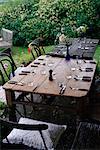 Table Setting Outdoors
