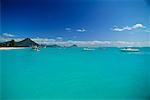 Boats in Ocean, Mauritius, Indian Ocean