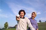 Women Golfing