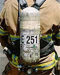 Firefighter's Oxygen Tank