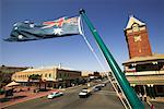 Australian Flag and Post Office, Broken Hill, New South Wales, Australia
