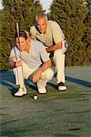 Men Golfing