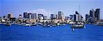 Voiliers dans le port, San Diego, Californie, USA