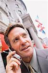 Businessman Talking on Cellular Phone