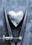 Metal Heart and Compass