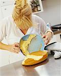 Woman Baking Cake