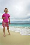 Enfant à la plage, Maldives