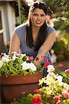 Woman Gardening