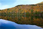 Herz-See im Herbst, High Peaks Region, Adirondack Park, New York State, USA