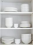 Dishes on Shelf