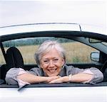 Portrait of Woman in Car