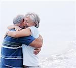 Couple Hugging at Beach