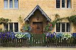 Cottage anglais, Moreton-in-Marsh, Cotswolds, Angleterre