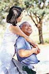 Couple on Park Bench