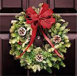 Close-up of Christmas Wreath
