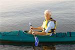 Woman Kayaking