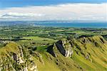 Ansicht von Napier und der Küste, Hawke's Bay, Neuseeland