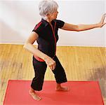 Woman Practicing Tai Chi