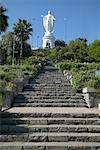 Statue de la Vierge Marie, Cerro San Cristobal, Santiago, Chili