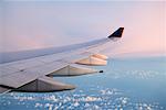 Airbus A340 at Dawn