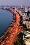 "The Queen's Necklace", Marine Drive at Dusk, Mumbai, India