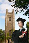 Portrait of Graduate, University Of Toronto, Toronto, Ontario, Canada