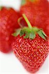 Gros plan de fraises