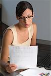 Woman Reading Letter