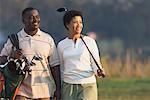 Couple Playing Golf