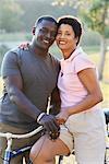 Portrait of Couple with Bicycle