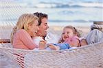 Mother, Father and Daughter in Hammock