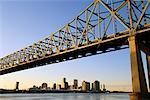 Mississipi River Bridge, New Orleans, Louisiana, USA