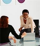 Businesswomen Working in Office