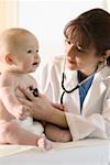 Doctor Examining Baby