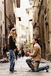 Man Proposing to Woman, Florence, Italy