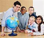 Teacher and Children in Classroom