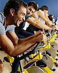People at Spinning Class