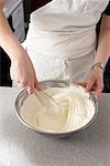 Woman Whipping Cream