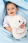 Portrait of Baby with Stuffed Animal