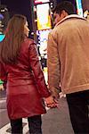 Couple in Times Square, New York City, New York, USA